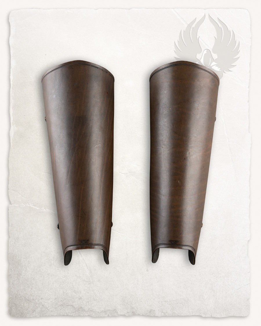 Grevas romanas lisas modelo Octavius, castanho