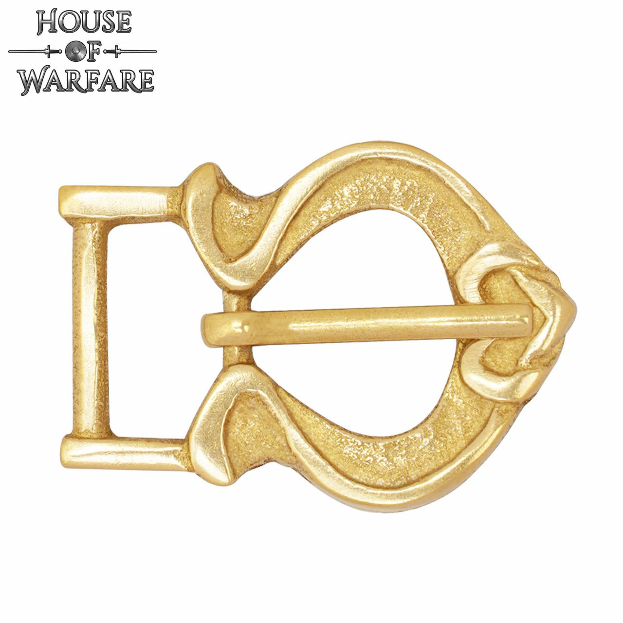 Fivela medieval em latão maciço