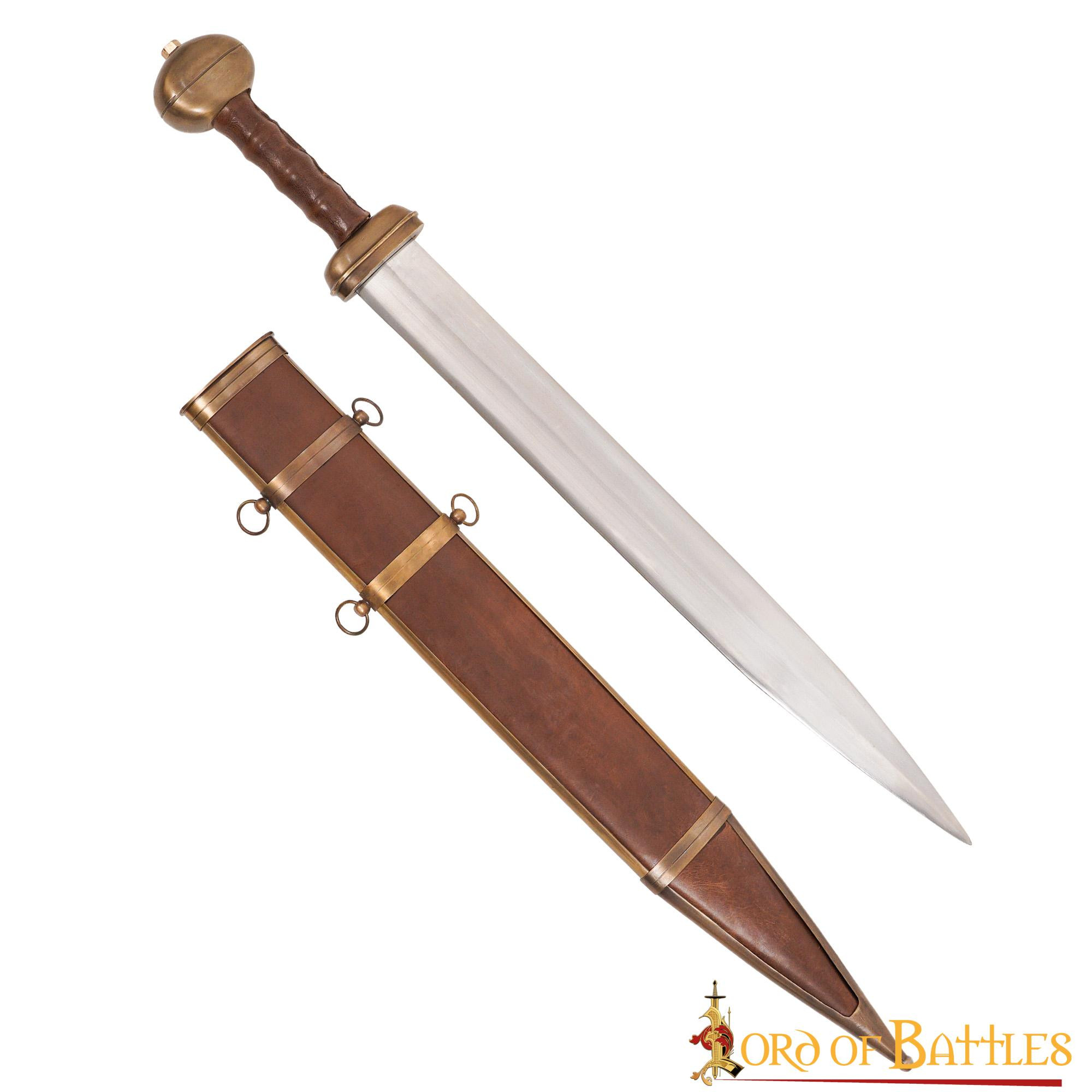Bainha de couro tipo espada romana gladius