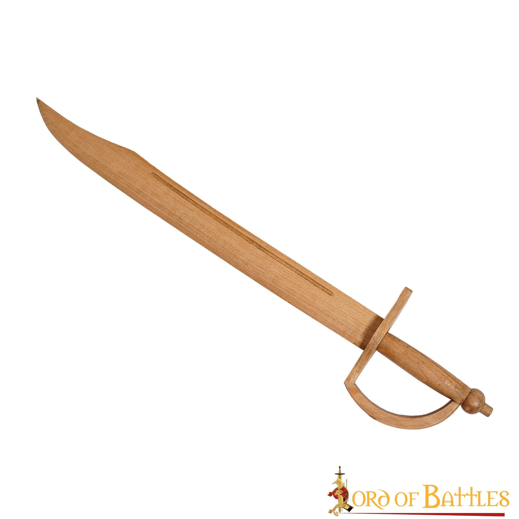 Espada pirata de madeira para treinamento