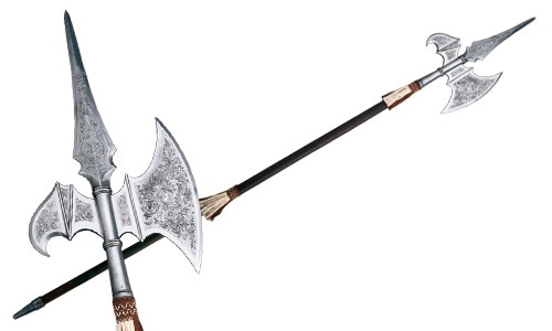 Alabarda medieval, século XIV (205 cms.)