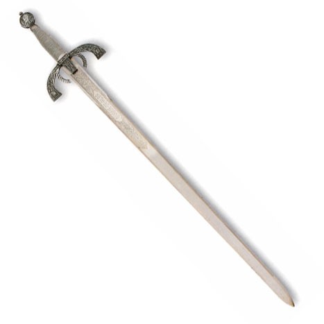 Espada Duque de Alba, acabamento rústico