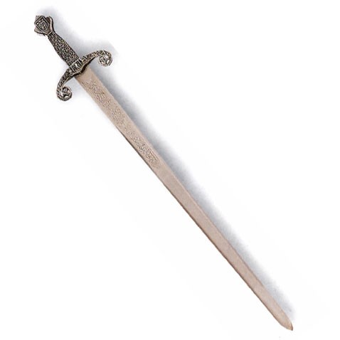 Espada Alfonso X, acabamento rústico