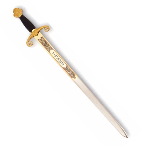 Alfonso X espada de ouro