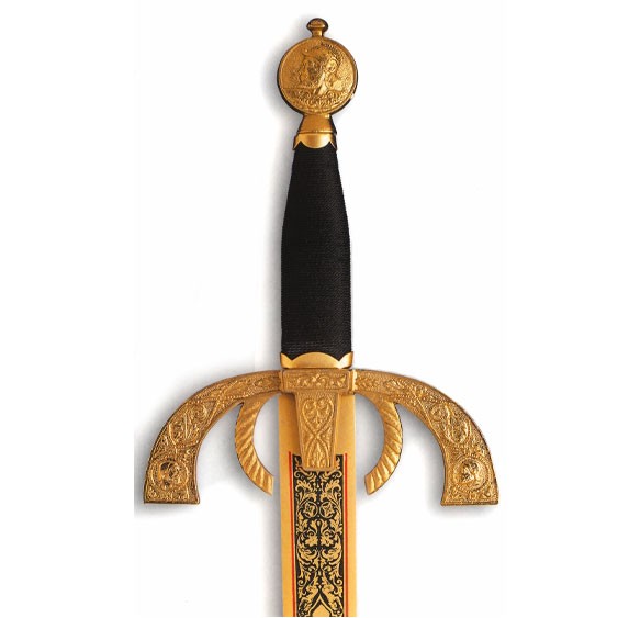 Espada duque de Alba, dourada