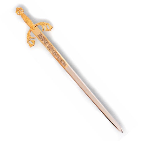 Espada Tizona Cid, acabamento dourado