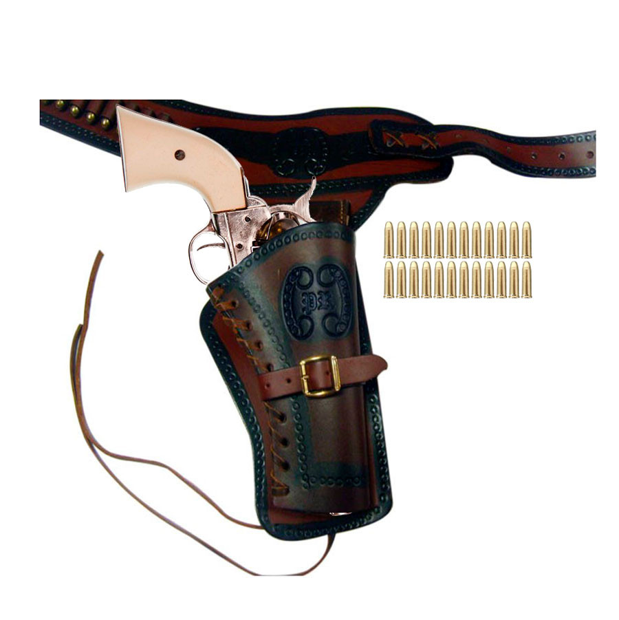 Wyatt Earp Old West Pack: revólver, cartucheira e 24 balas