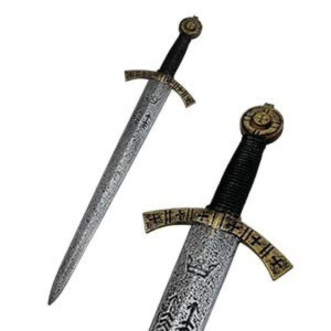 Espada Templária para crianças decorada com cruz (54 cm.)
