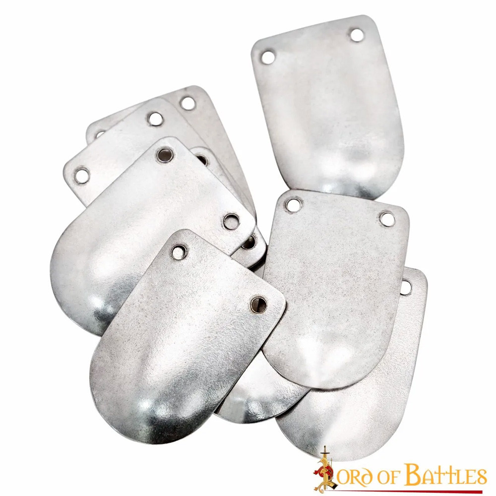 Pack 100 peças metálicas Armadura lamelar, aço macio