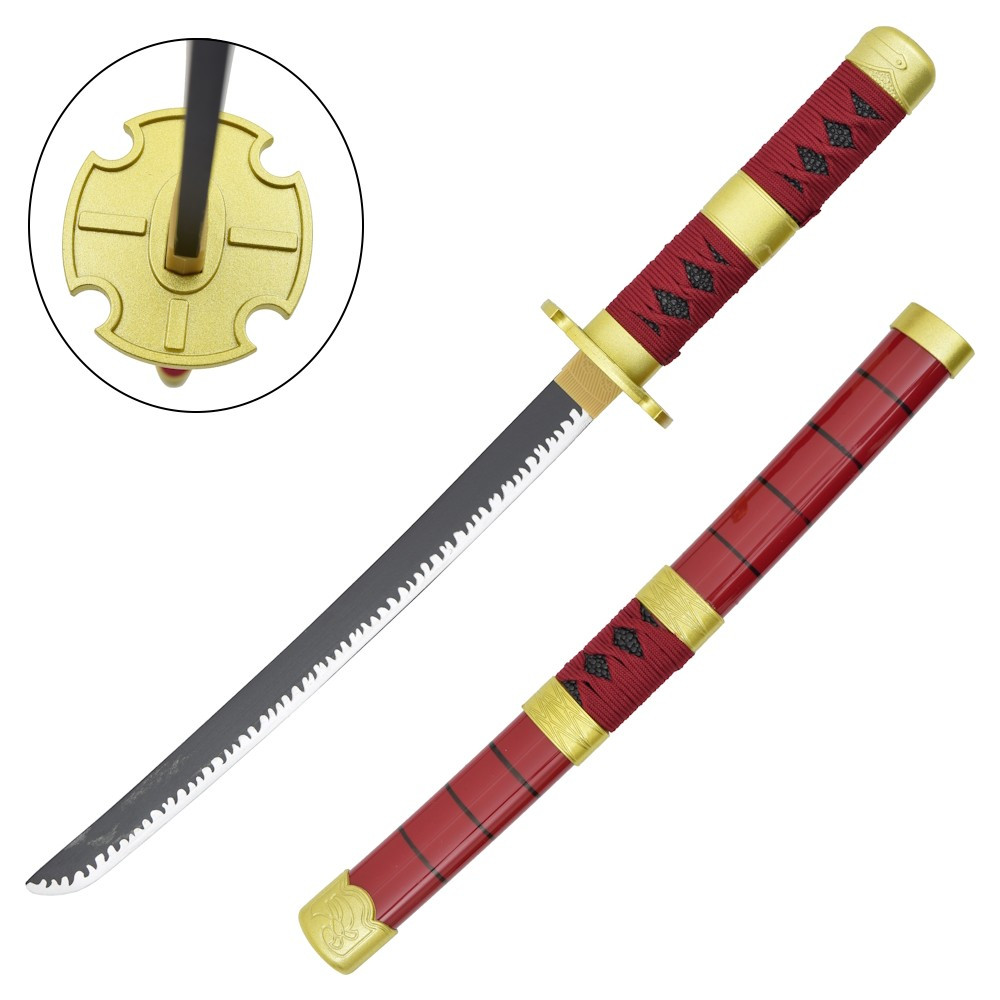 Katana de bambu em miniatura Sandai Kitetsu do Zoro - One Piece