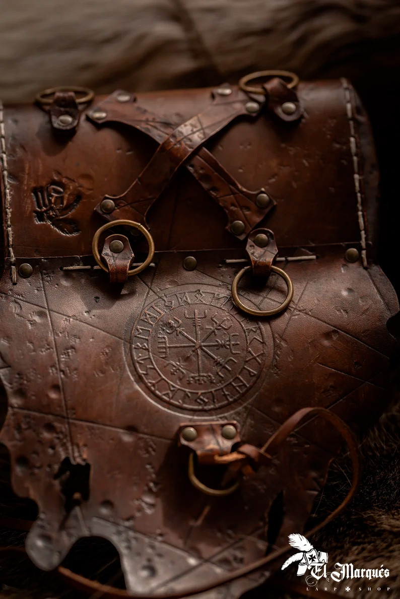 Bolsa Celta Vegvisir dos Bárbaros