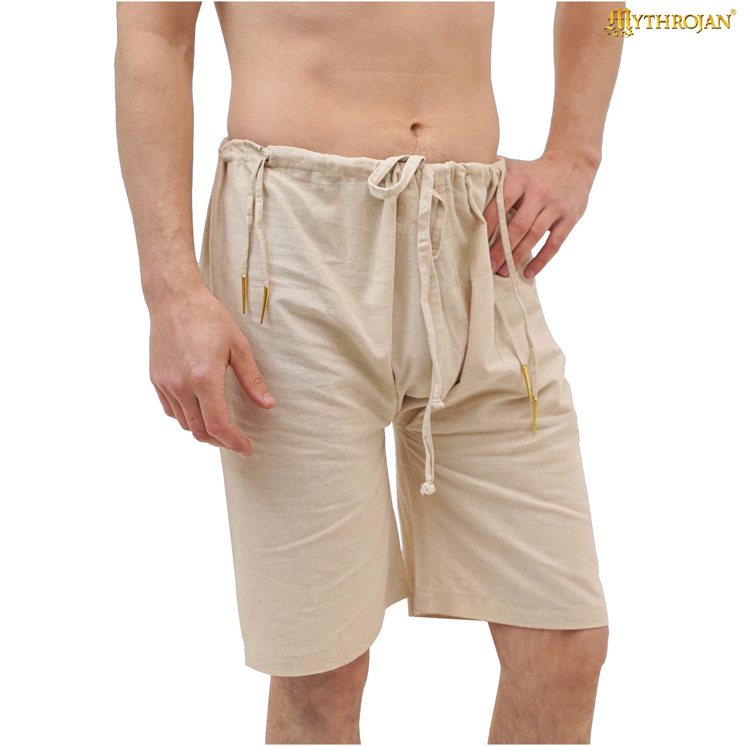 Calças medievais Thorin em 100% Linho