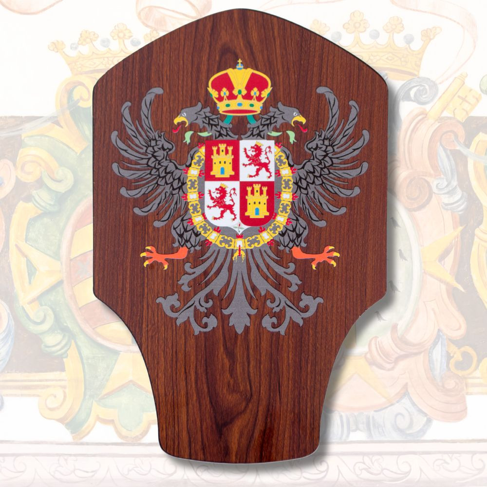 Tabela para pendurar espadas escudo de Toledo (24,5 x 37 cms.)