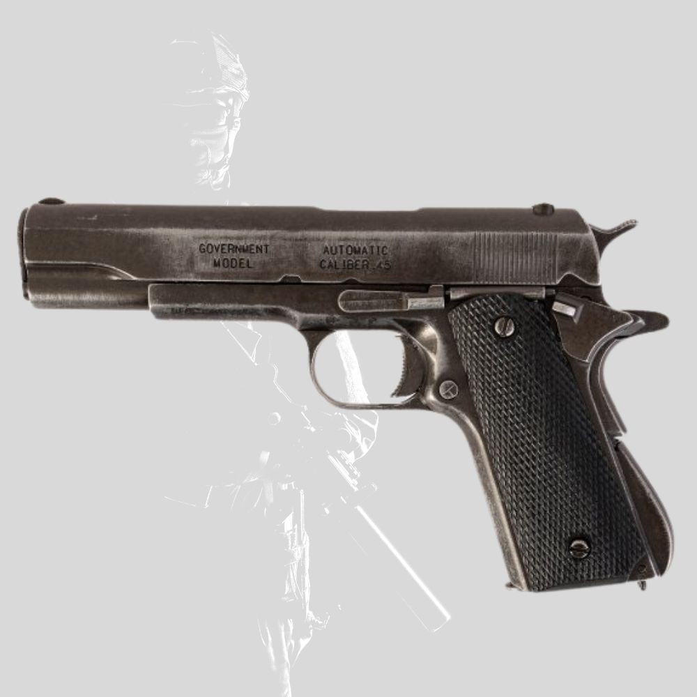 Pistola semiautomática M1911A1 .45 - EUA 1911