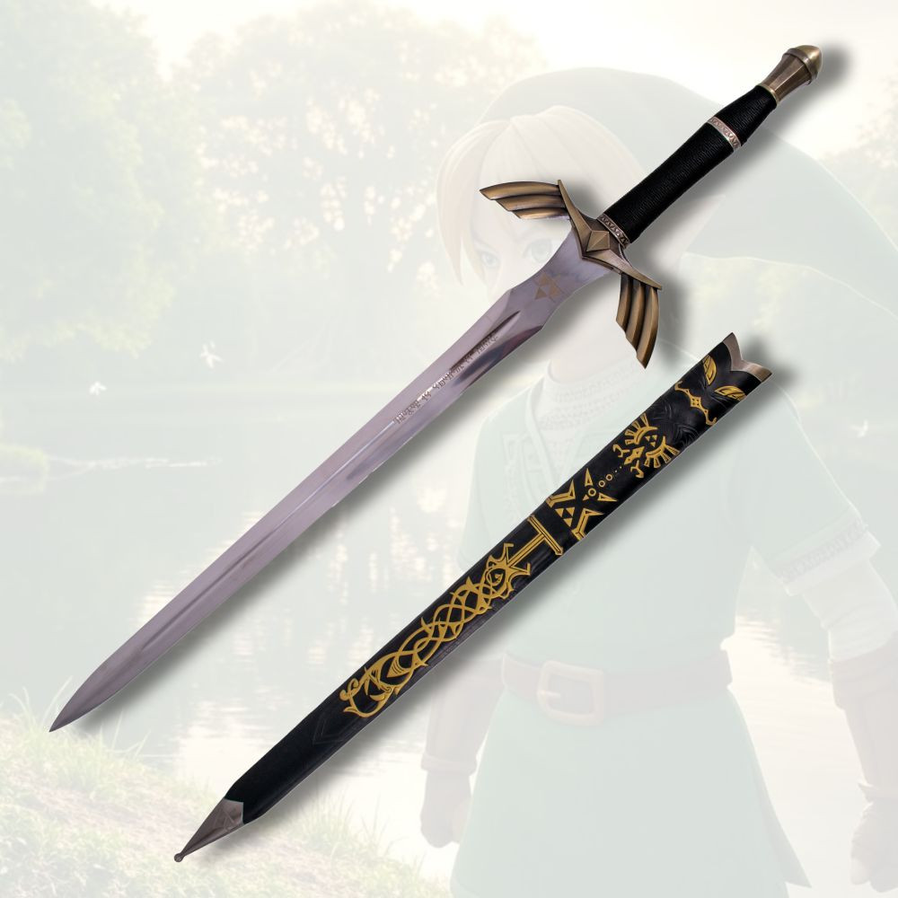 Espada não oficial preta de Link de Legend of Zelda