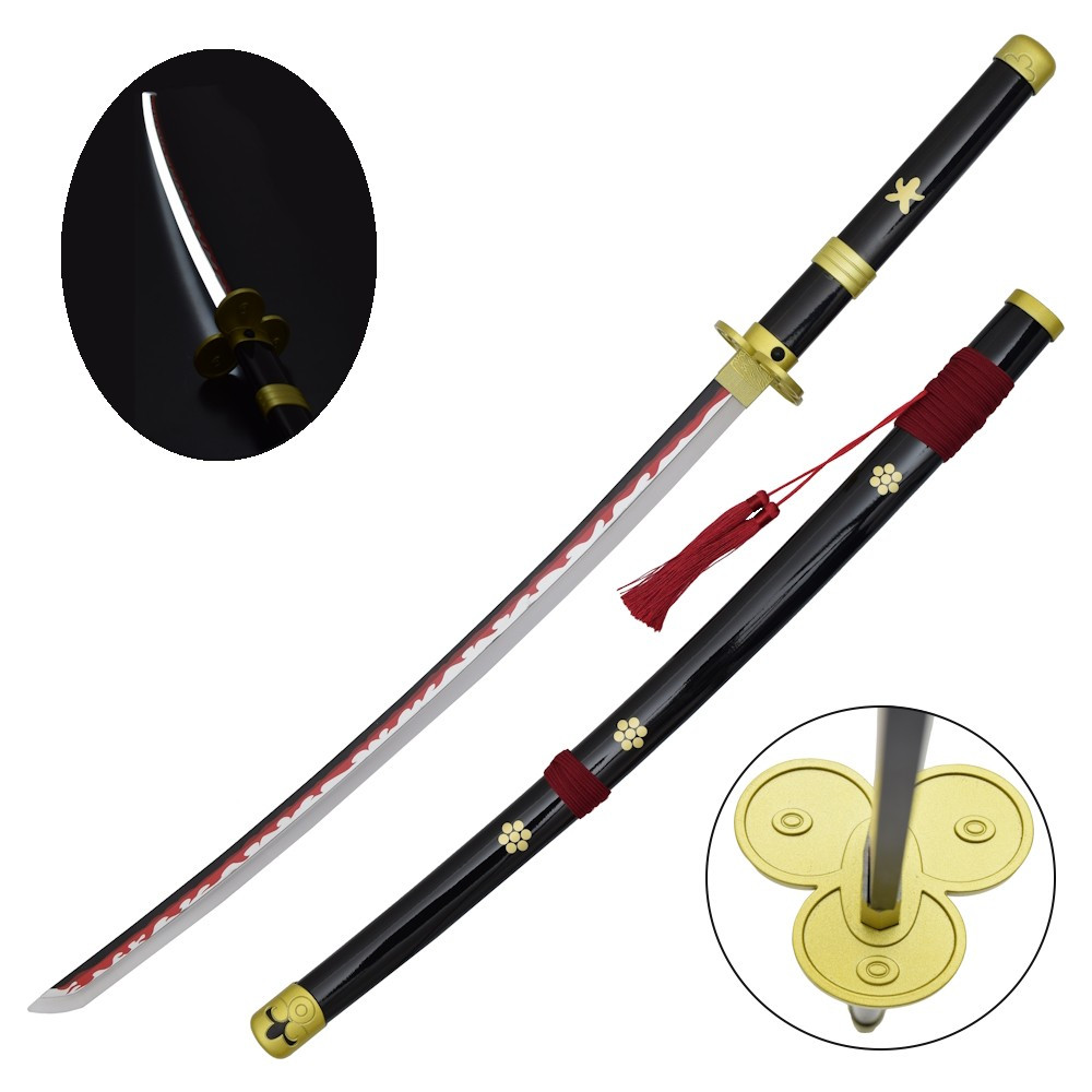 Katana Enma do Zoro fogo de One Piece com luz