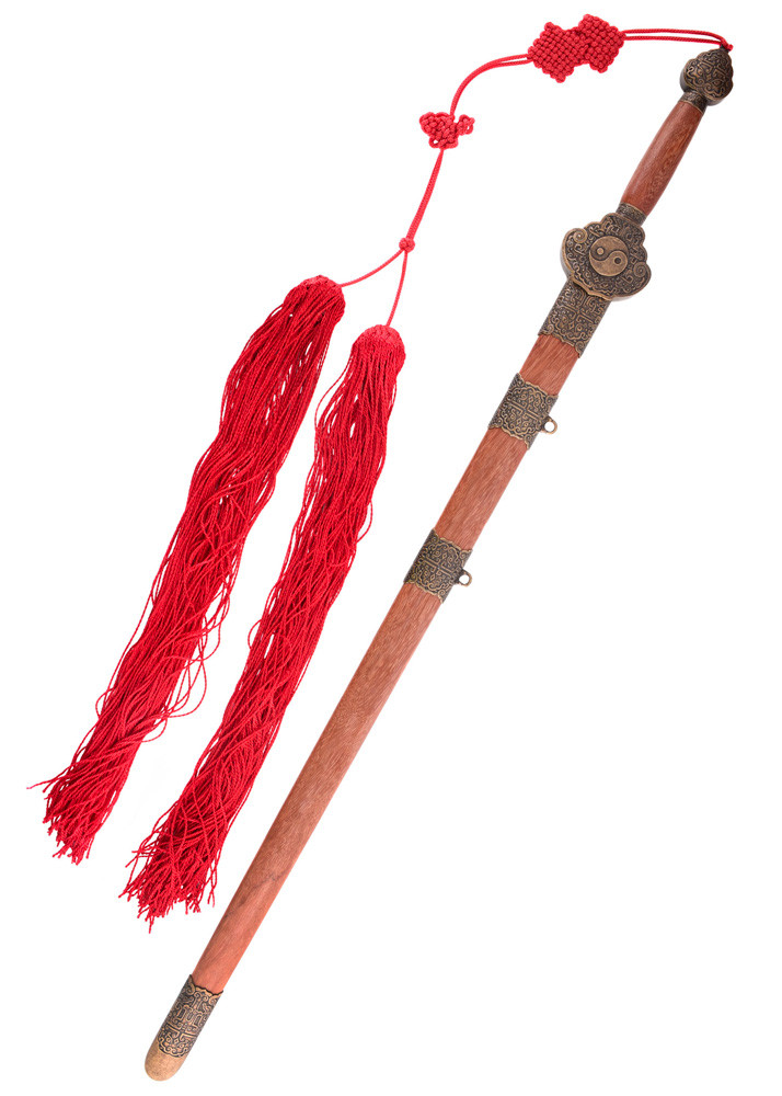 Espada Jian, aço Damasco