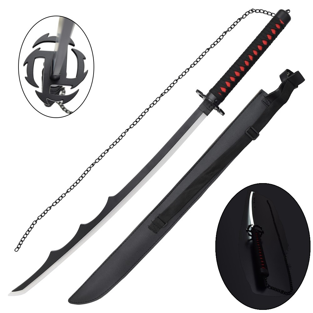 Katana decorativa com luz Bankai Nodachi de Kurosaki Ichigo - Bleach