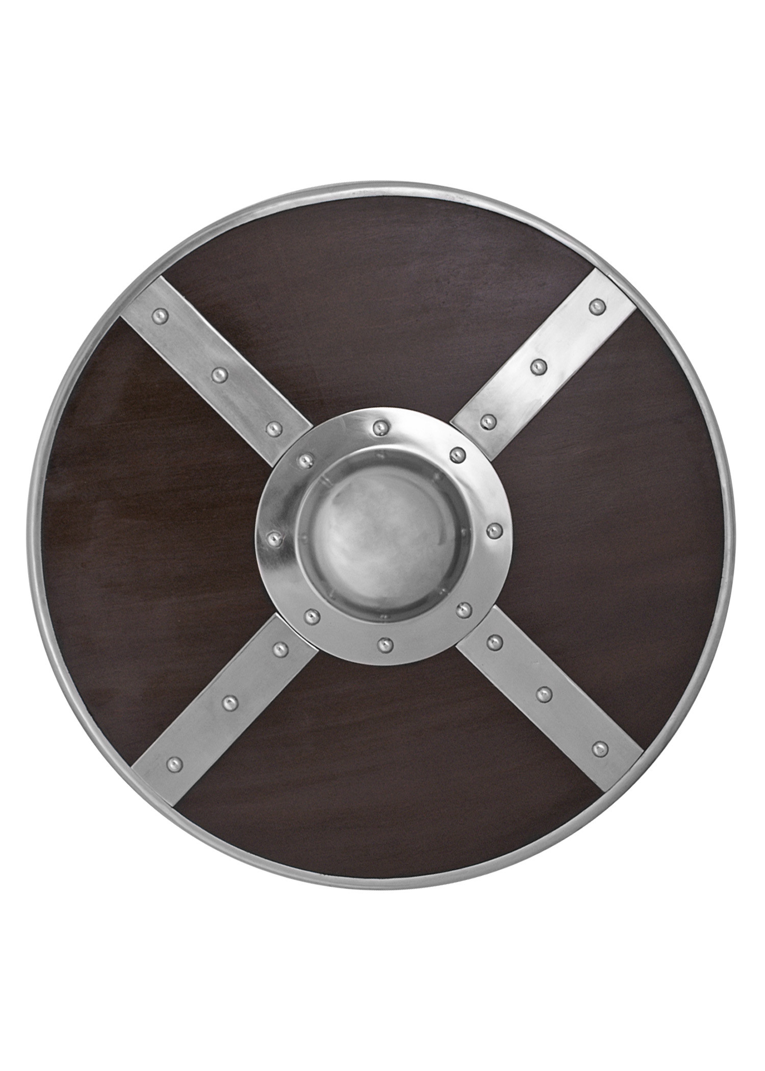 Escudo Viking de madeira, 56 cms.