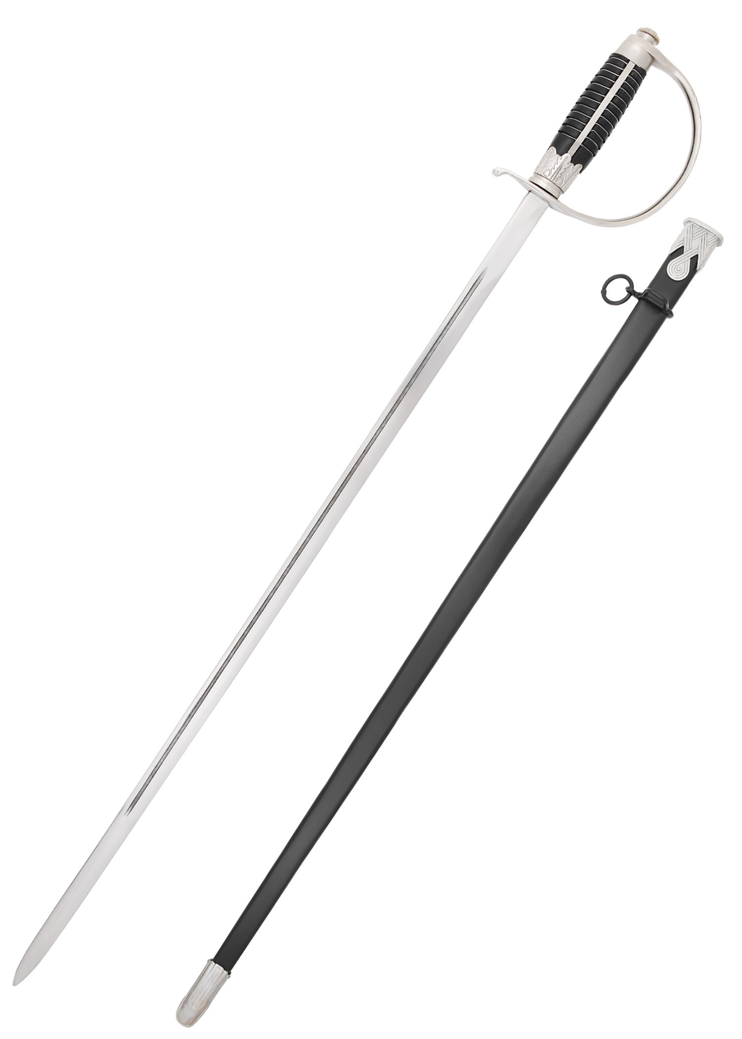 Espada Rapiéra Alemã decorativa com bainha