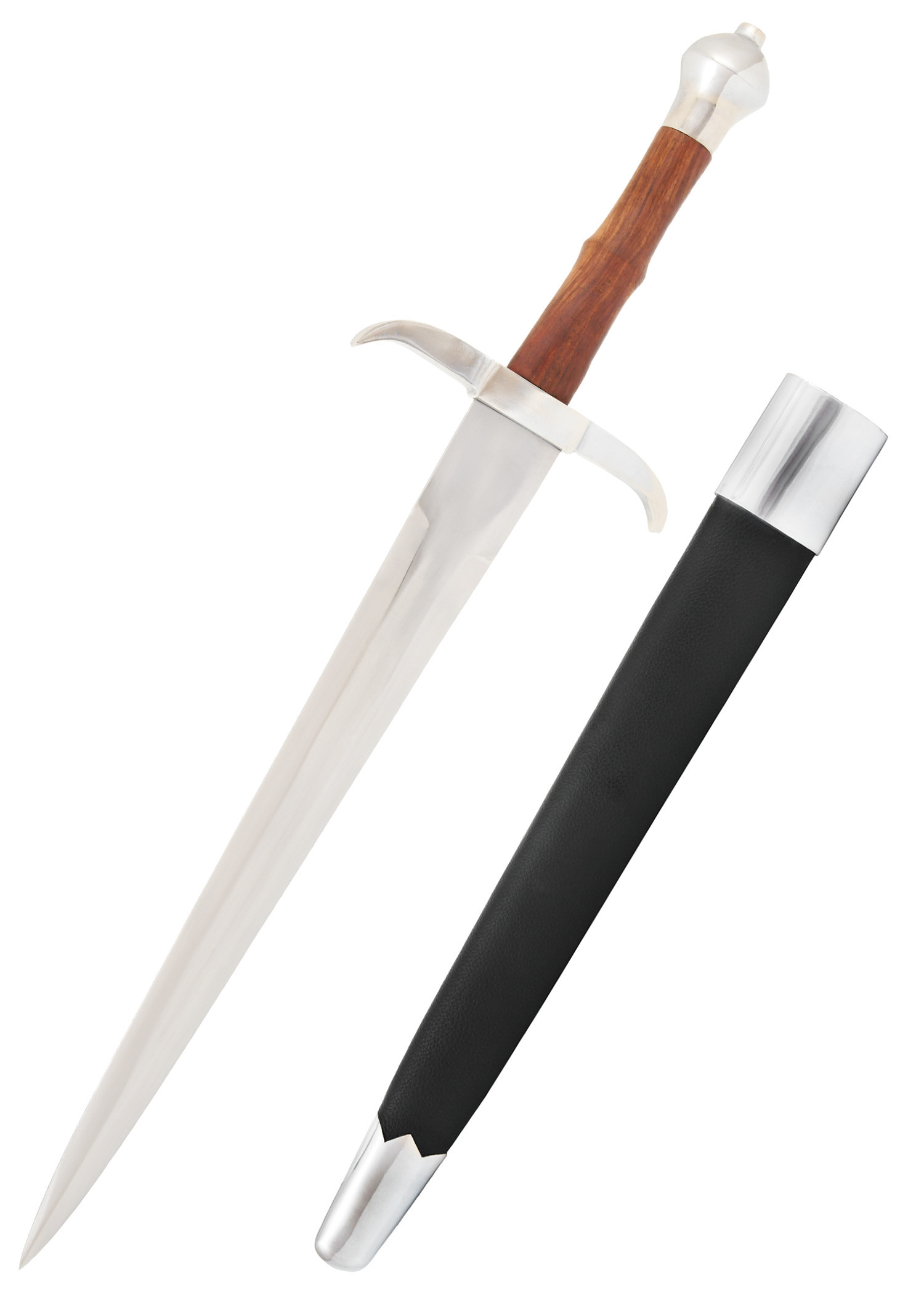 Adaga medieval com bainha (57,5 cm.)