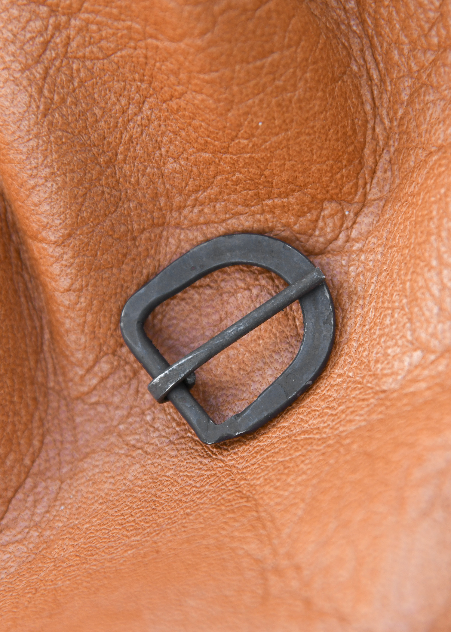 Fivela de aço forjada à mão, tiras com aproximadamente 17 mm de largura