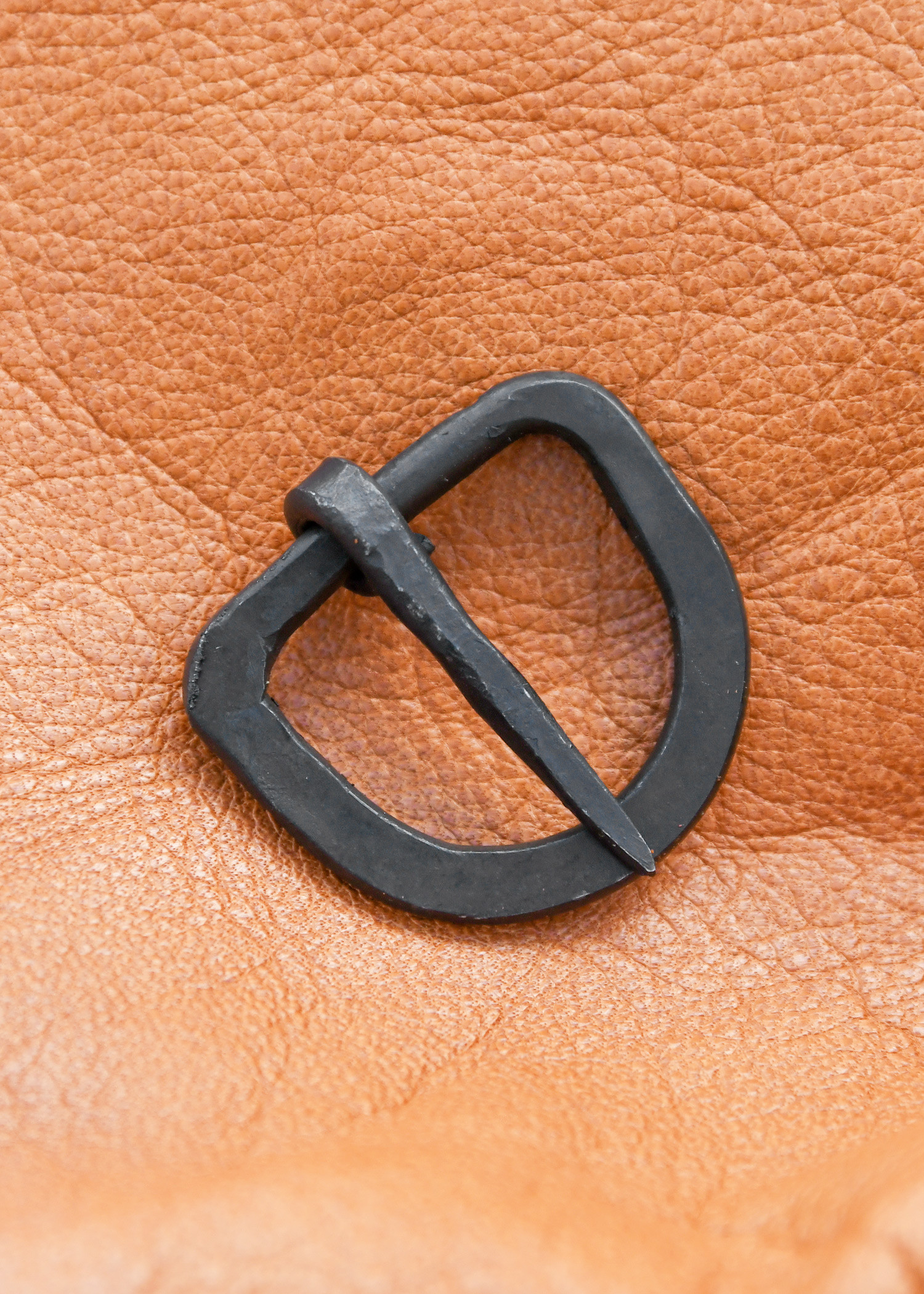 Fivela de aço forjado à mão, tiras de aproximadamente 21 mm de largura