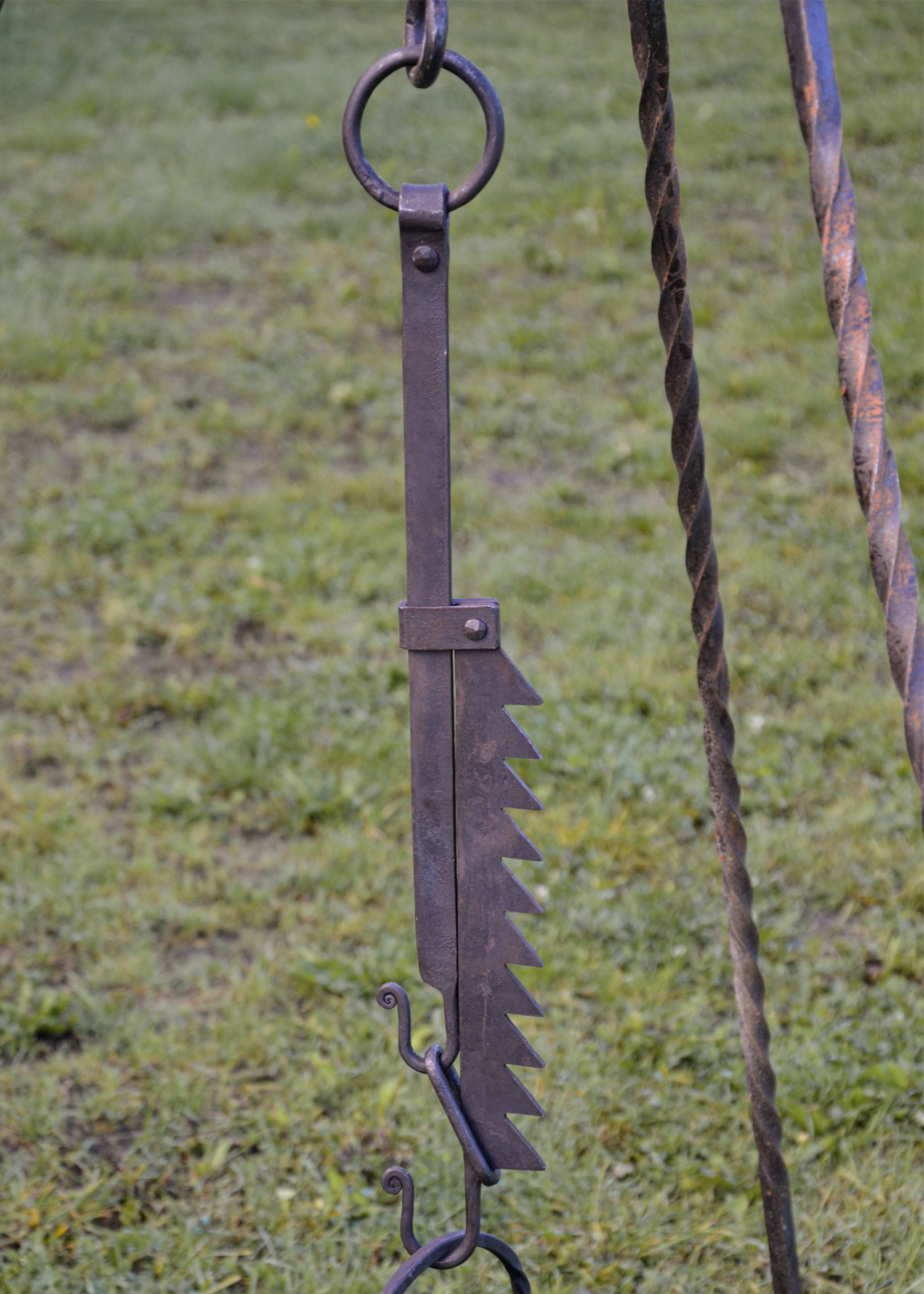 Suporte ajustável para panelas, gancho de rede de pesca