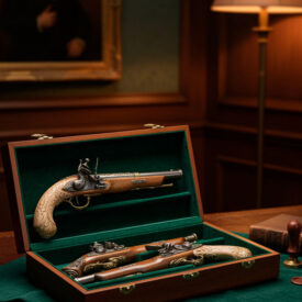 Pistolas de duelo: honra, técnica e estojos que contam histórias pistolas-de-duelo-honra-tecnica-e-estojos-que-contam-historias